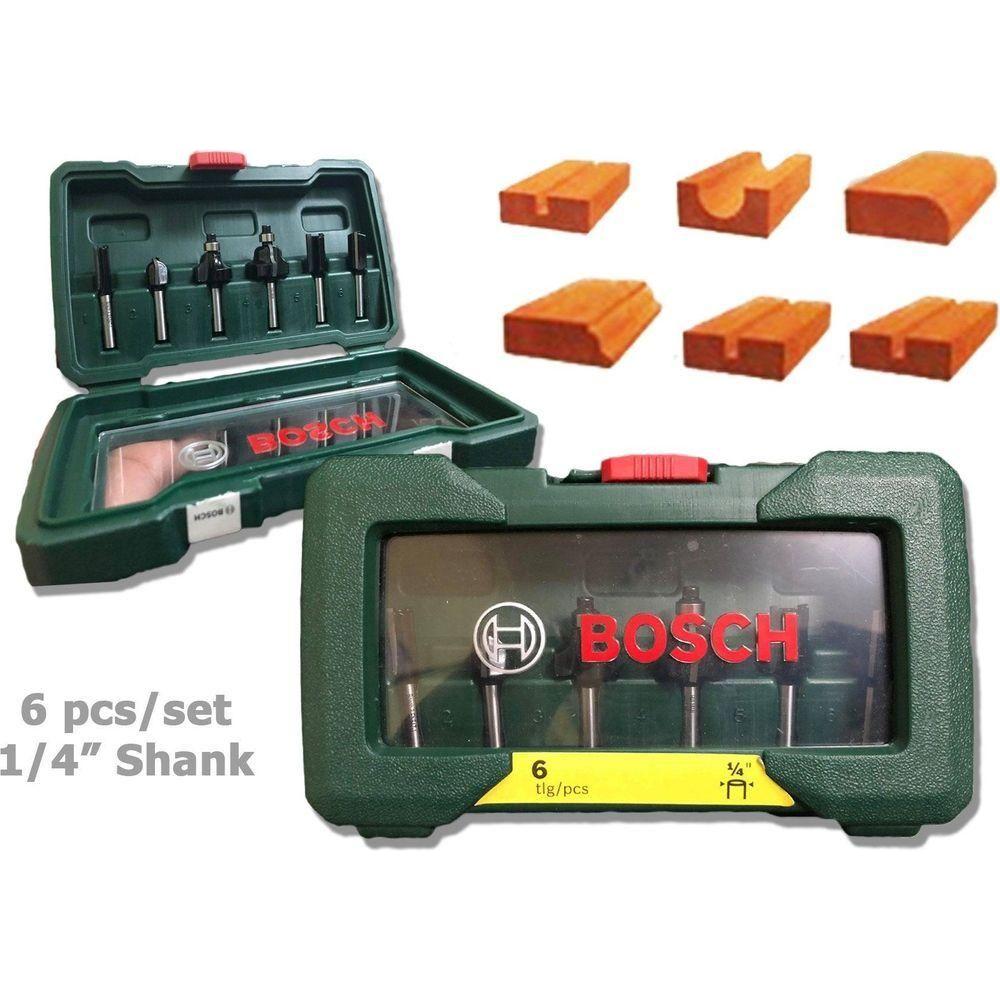 Bosch Router Bit Set 1/4 Bosch Router Bit Set 1/4